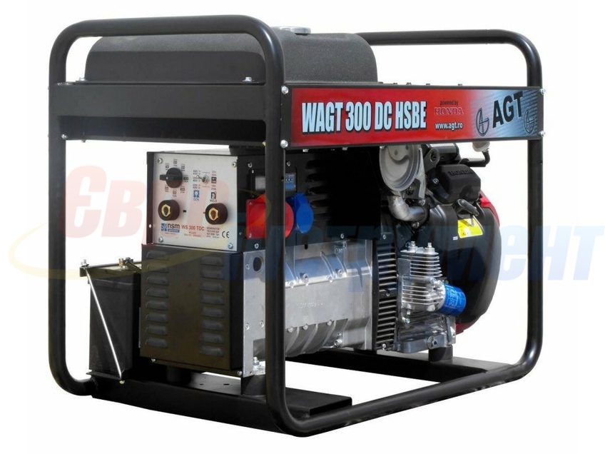 Генератор зварювальний бензиновий AGT WAGT 300 DC HSBE R16