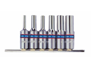 Набор торцевых головок удлиненных KING TONY E-TORX 3/8"DR E4-E14, 6 шт.