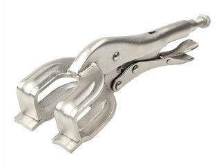 Ручные тиски "струбцина" TOLSEN 230 мм, загнутые