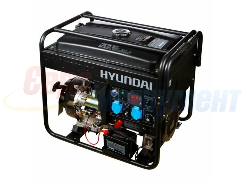 Генератор бензиновий зварювальний Hyundai HY 210AC