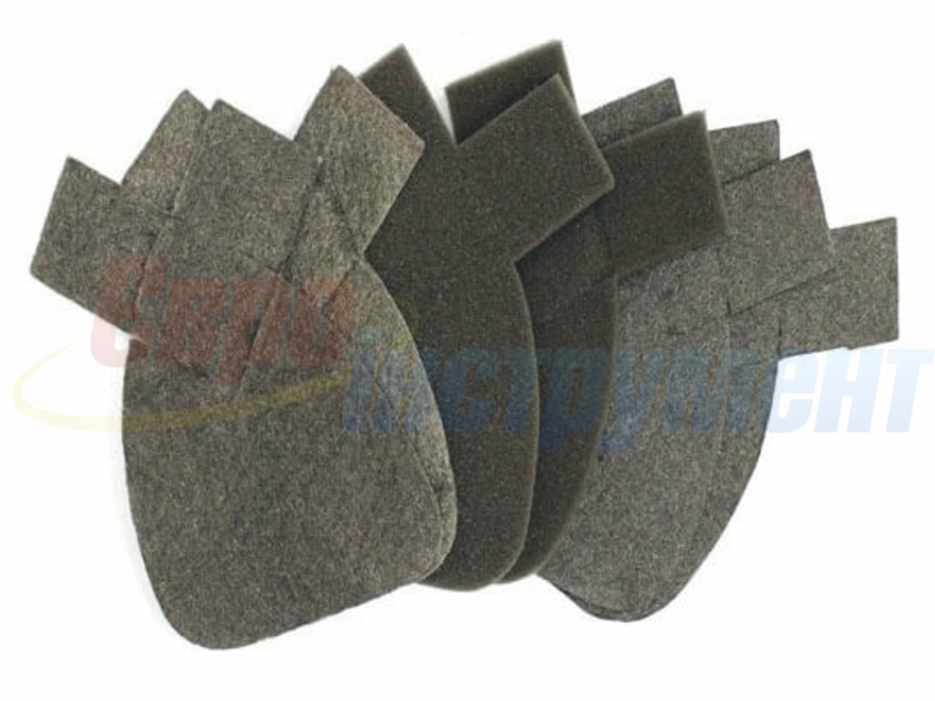 Набор нетканых шлифлистов Black & Decker (6 шт.)