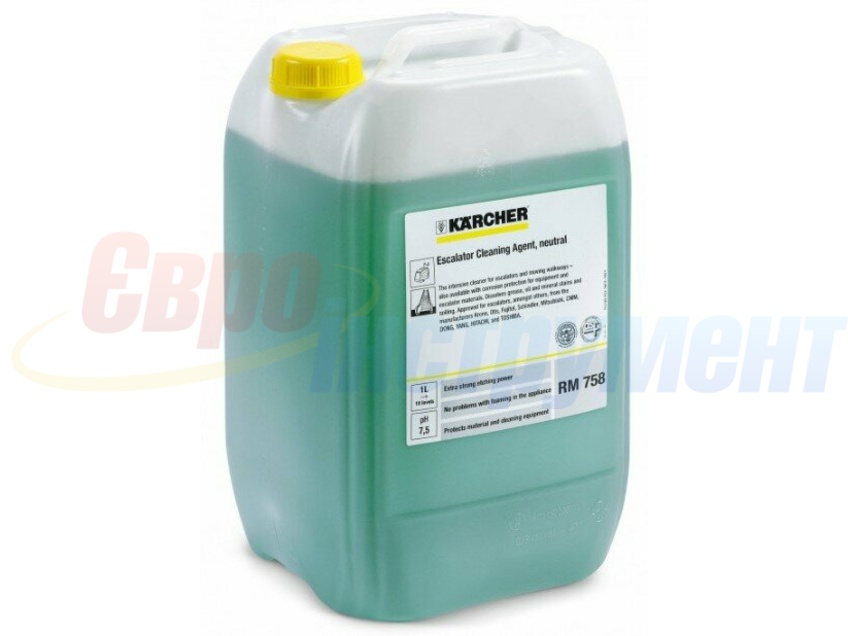 Нейтральное средство для чистки эскалаторов Karcher RM 758 ASF, 20 л. 6.295-408.0