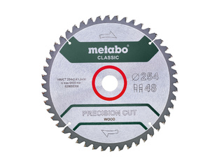 Диск пильный по дереву Metabo Precision Cut Wood - Classic 254x30x48T