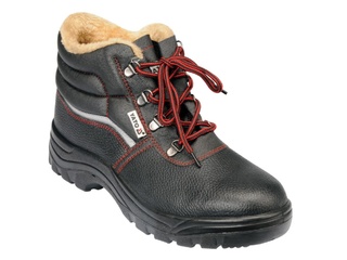 Ботинки кожаные зимние YATO TEZU, размер 45