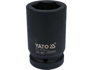 Головка торцевая ударная 6-гранная YATO 1" 36 мм
