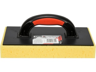 Терка пластиковая для мытья керамической плитки YATO с губкой 40 мм