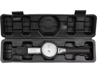 Динамометрический ключ YATO 1/4" 0.5-5 Нм (стрелочно-циферблатная шкала)