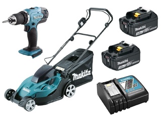 Аккумуляторная газонокосилка Makita DLM431SET