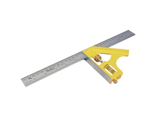 Угольник слесарный STANLEY 12/300мм комбинированный литое основание металлическое
