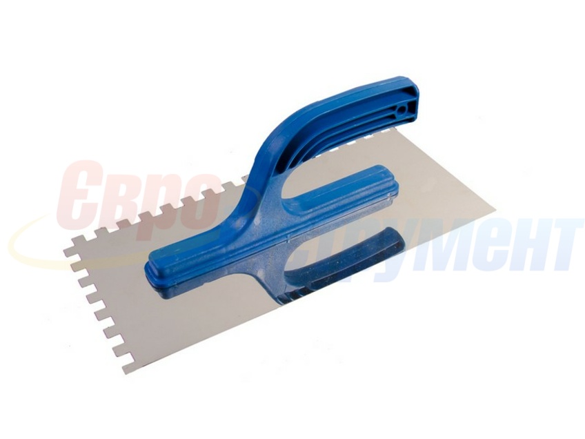 Тёрка нержавеющая зубчатая MASTERTOOL 125х270 мм, зуб 8х8 мм