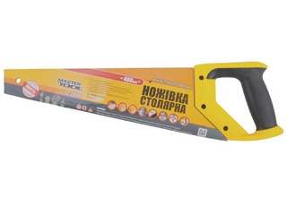 Ножовка столярная MASTERTOOL полированная 400 мм