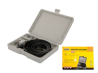 Набор фрез для дерева MASTERTOOL 64 - 127 мм, 8 шт