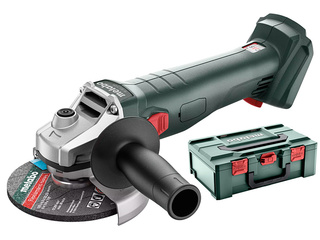Аккумуляторная угловая шлифмашина Metabo W 18 7-125 (каркас, metaBOX 165 L)