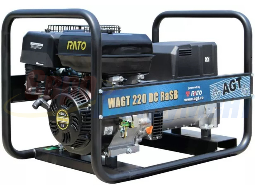 Генератор зварювальний бензиновий AGT WAGT 220 DC RaSB PFWAGT220DCRA
