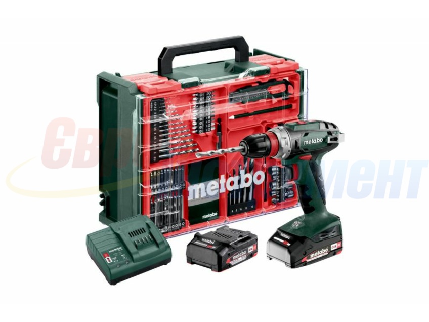 Аккумуляторная дрель-шуруповерт Metabo BS 18 Quick Mobile workshop
