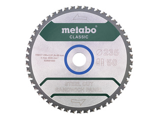 Диск пильный по металлу Metabo Steel Cut - Classic 235x30 Z50