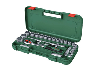 Набор головок торцевых Bosch с трещоткой  1/2" (25 шт.)
